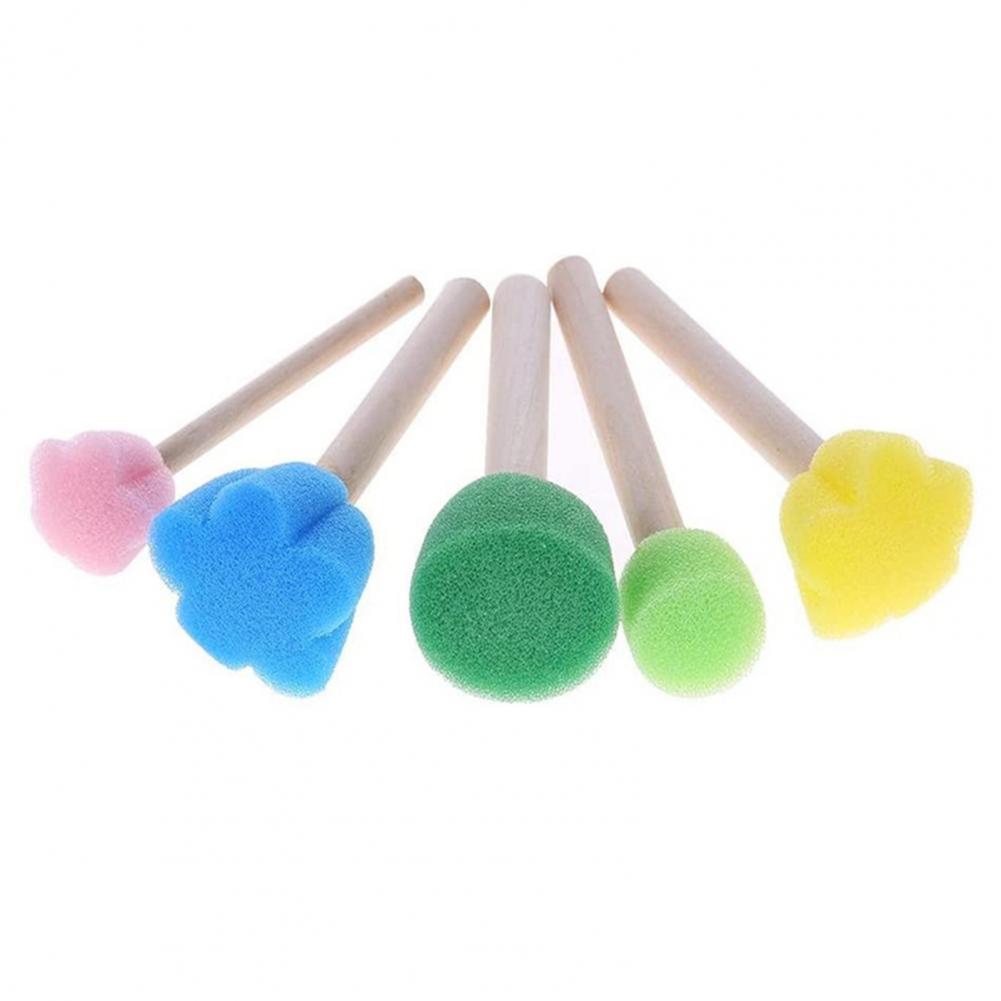 Miniature Painting Set - 5 шт./компл., художественная краска, губка, штамп,