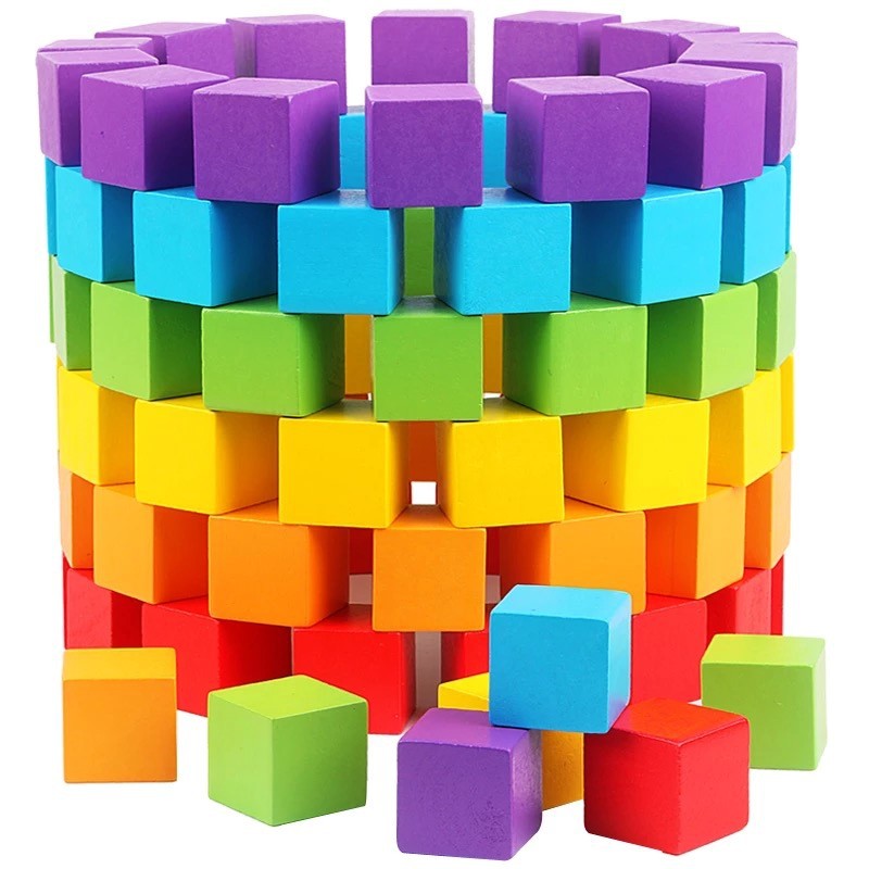 Board Game Question - 30 шт./лот, 2x2 см, деревянные разноцветные