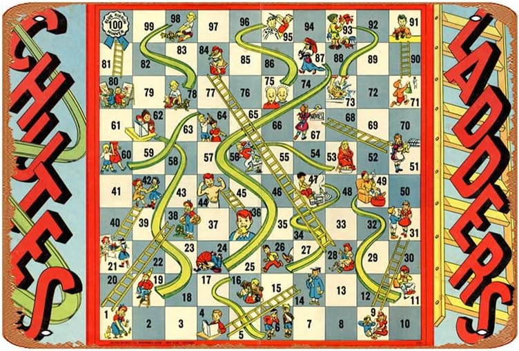 Board Game Cafe - Винтажная жестяная табличка 1943 года с