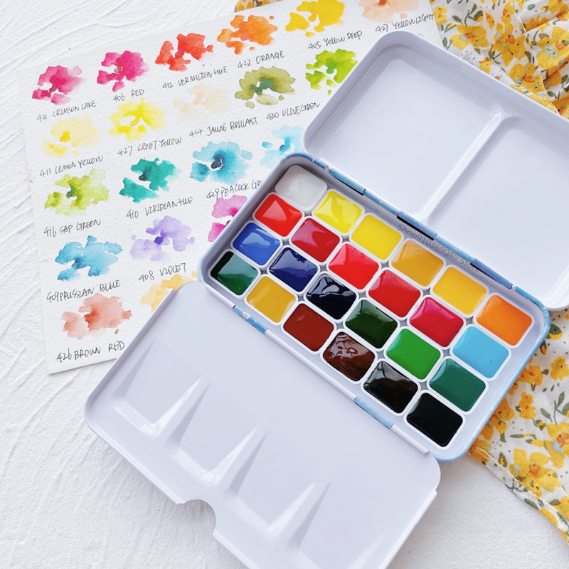 Miniature Painting Set - Ван Гог Нидерланды 24/40 цветов однотонные