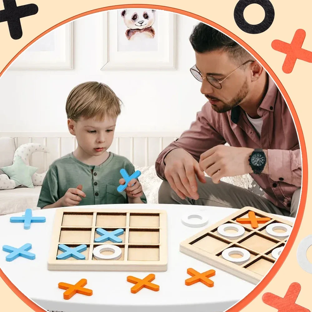 Деревянная игра XO Tic Tac Toe – обзор и цена Board Game For Kids