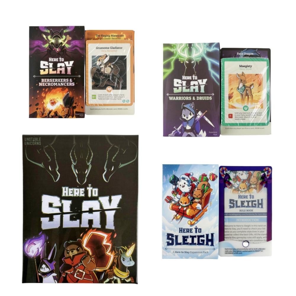 Англоязычная версия карточной  – обзор и цена Board Game Here To Slay