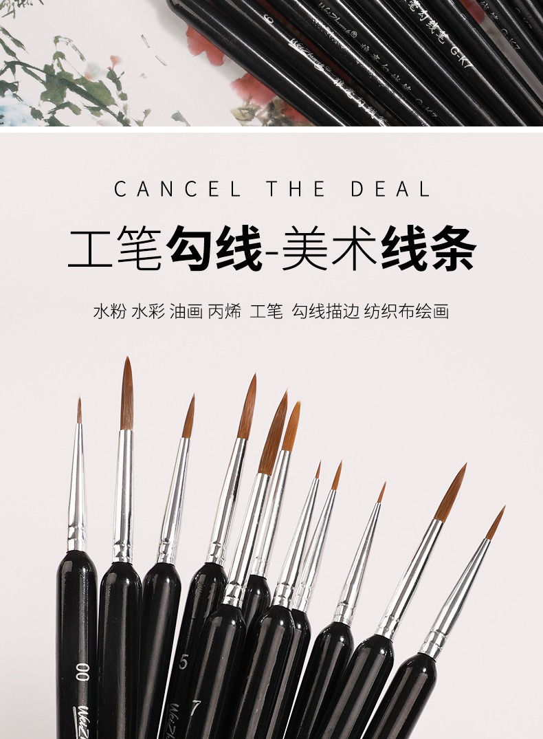 Набор кистей для рисования, ми – обзор и цена Miniature Painting Set