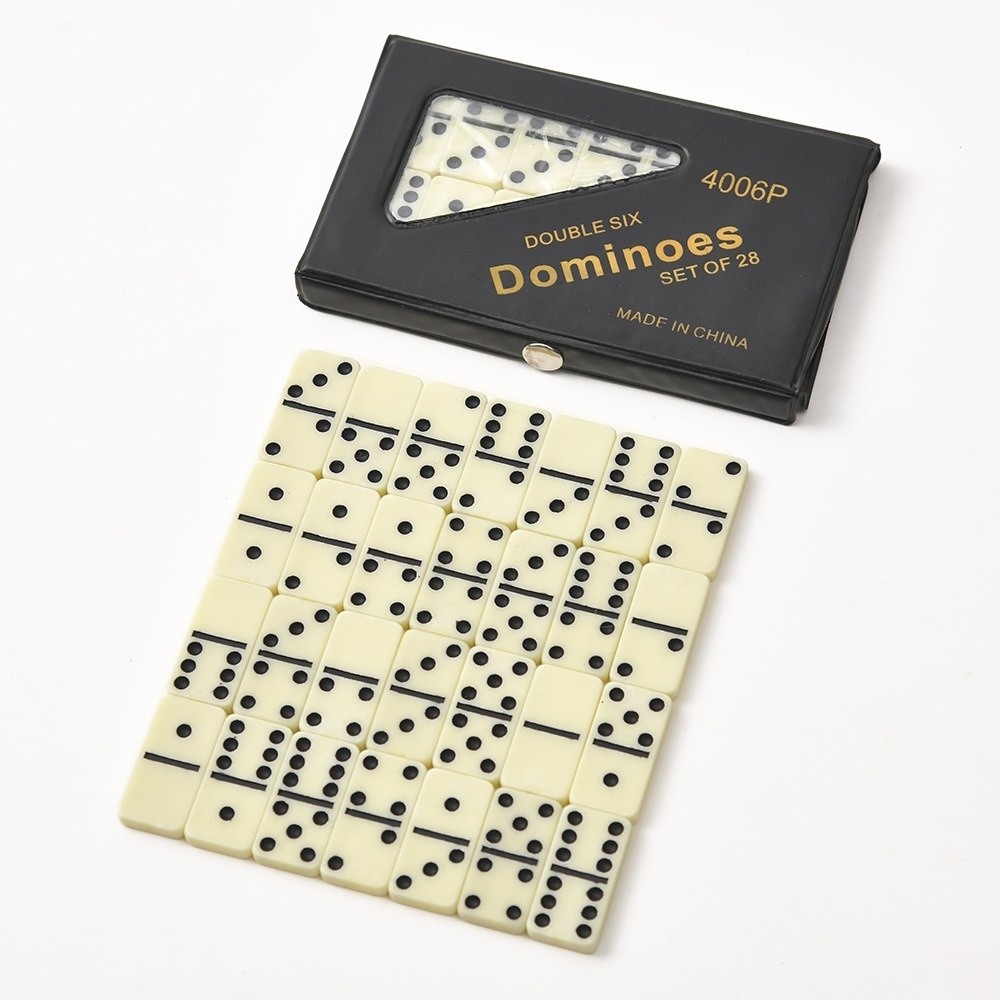 Набор домино Double Six из 28  – обзор и цена Board Game Simple