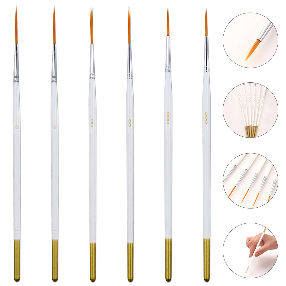 6 шт./компл., кисти для рисова – обзор и цена Miniature Painting Set