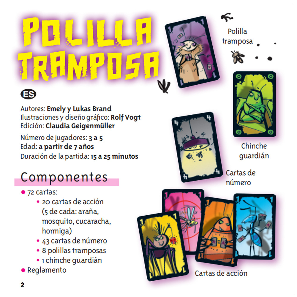 Polilla Tramposa Español Играл – обзор и цена Board Game Question