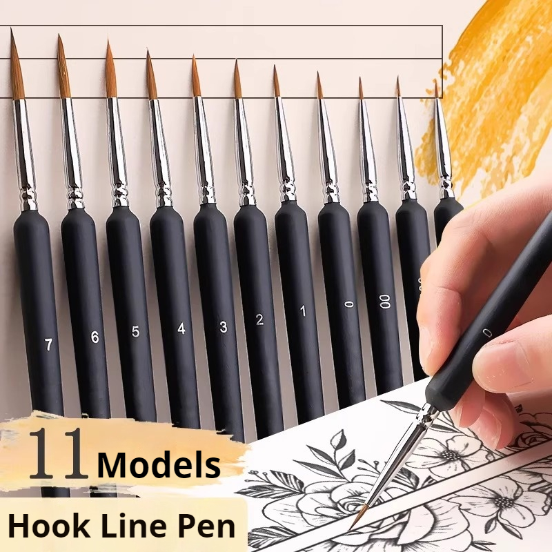 4/11 шт., миниатюрная ручка с  – обзор и цена Miniature Painting Set