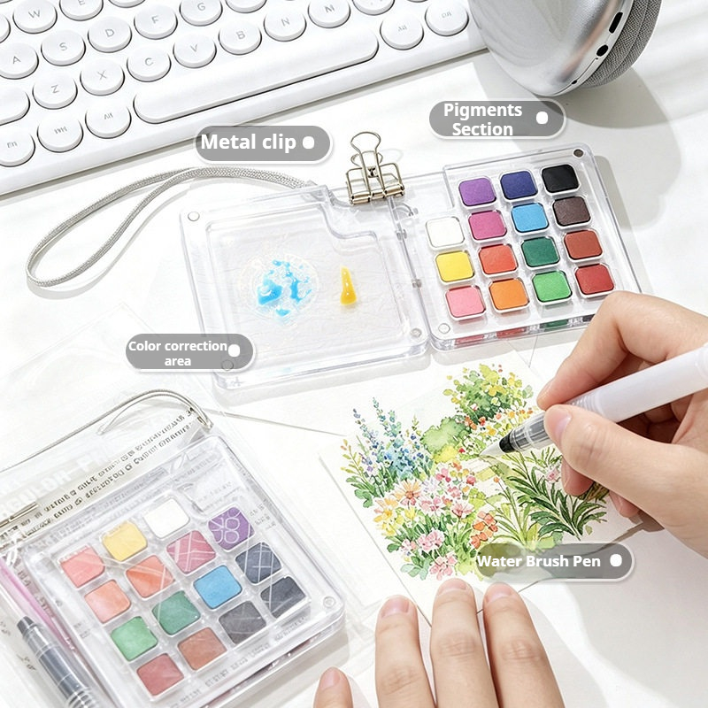Набор из 15 цветов портативных – обзор и цена Miniature Painting Set