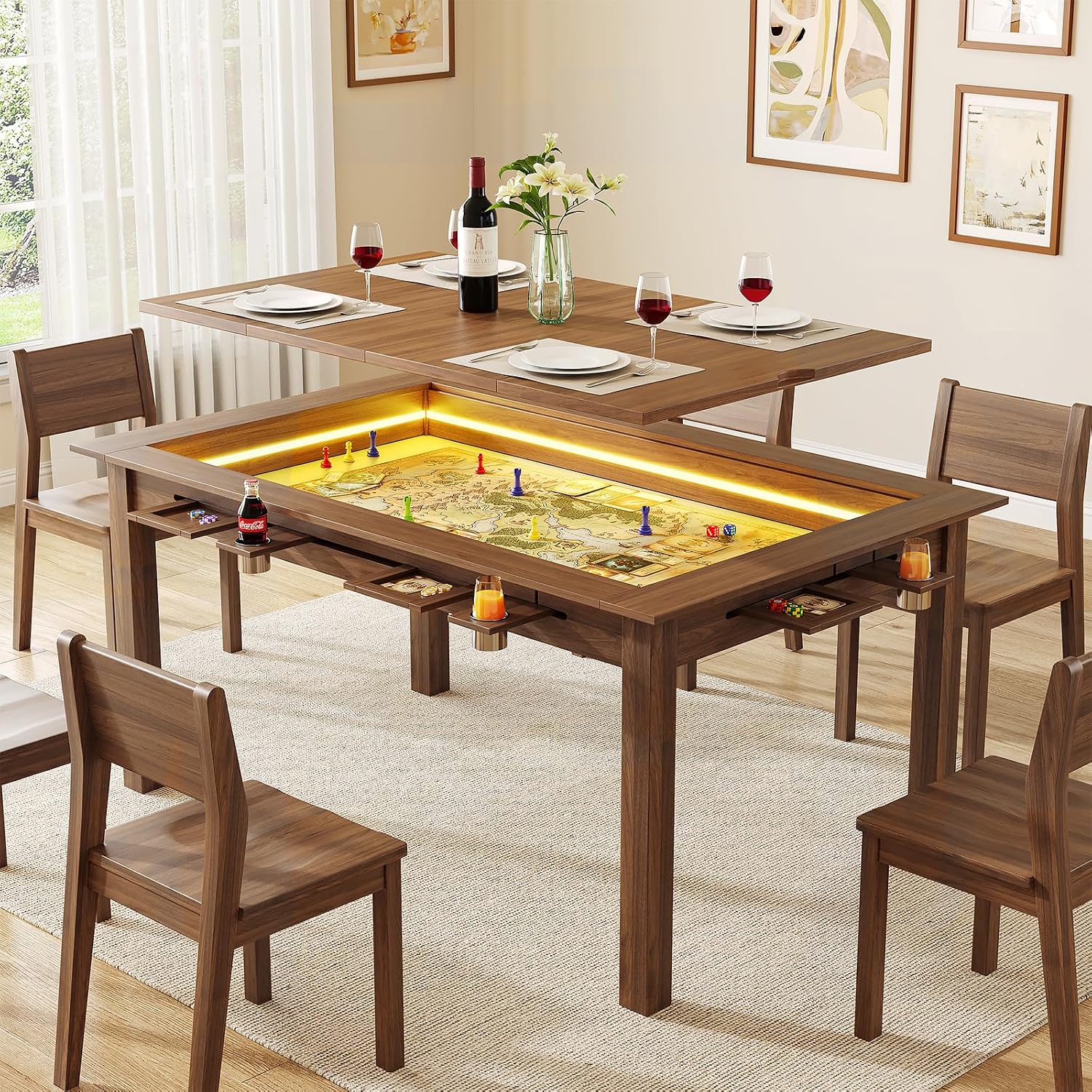Стол для настольных игр из оре – обзор и цена Board Game Cafe