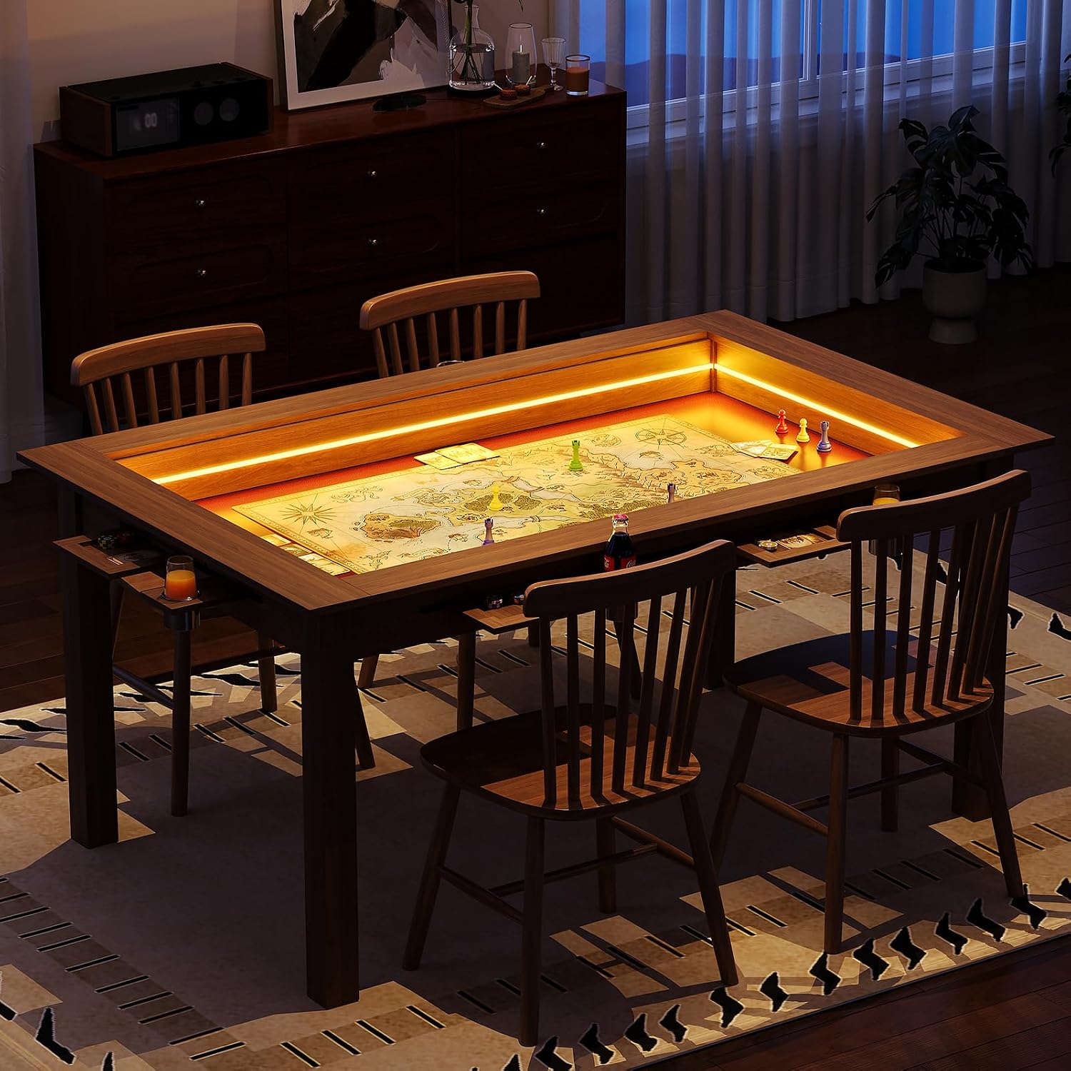 Стол для настольных игр из оре – обзор и цена Board Game Cafe