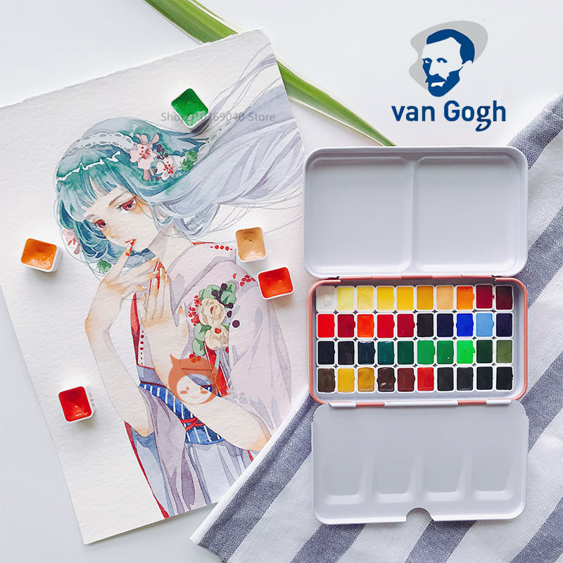 Ван Гог Нидерланды 24/40 цвето – обзор и цена Miniature Painting Set