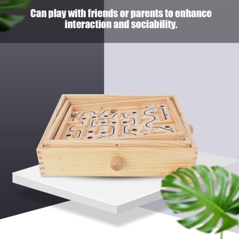 Деревянный обучающий лабиринт  – обзор и цена Board Game For Kids