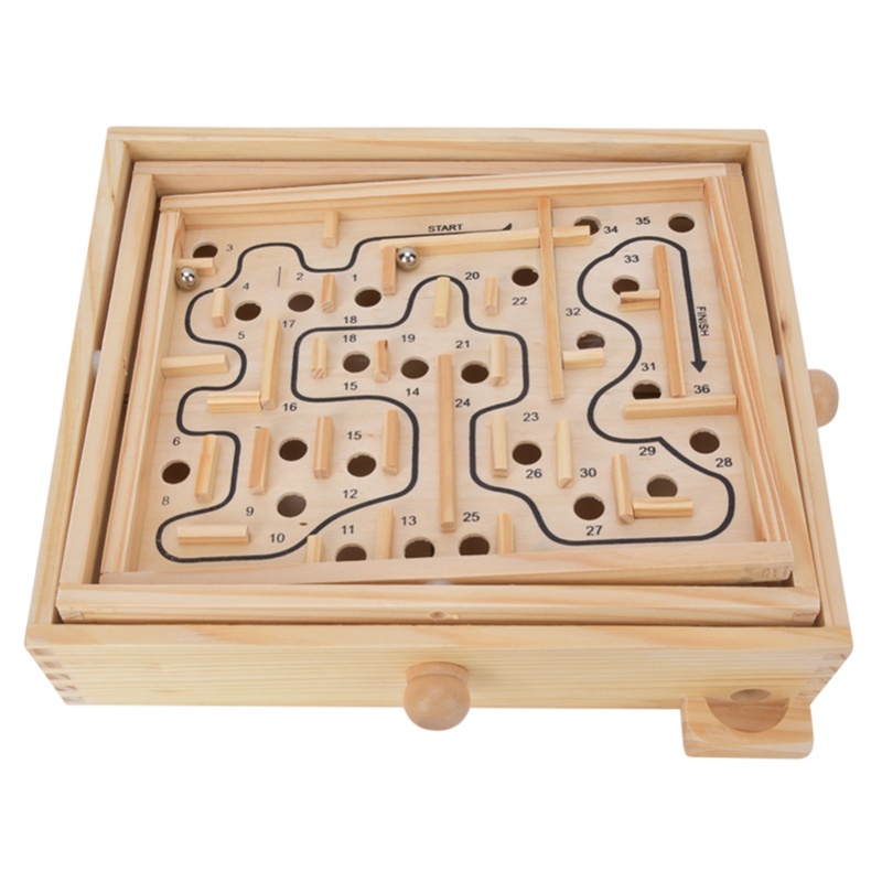 Деревянный обучающий лабиринт  – обзор и цена Board Game For Kids